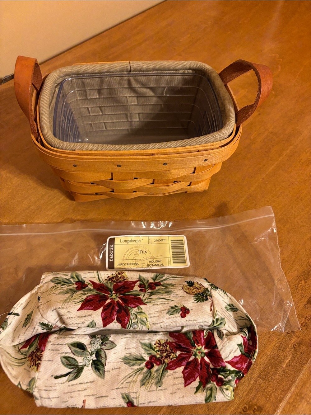 Longaberger Tea Basket Set